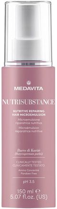 Medavita Nutrisubstance Repairing Hair Microemulsion Mikroemulsja W Sprayu Do Włosów Suchych Naprawczo-Odżywcza 150Ml