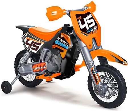 Feber Motocykl Cross Pomarańczowy Na Akumulator 6V Dla Dzieci