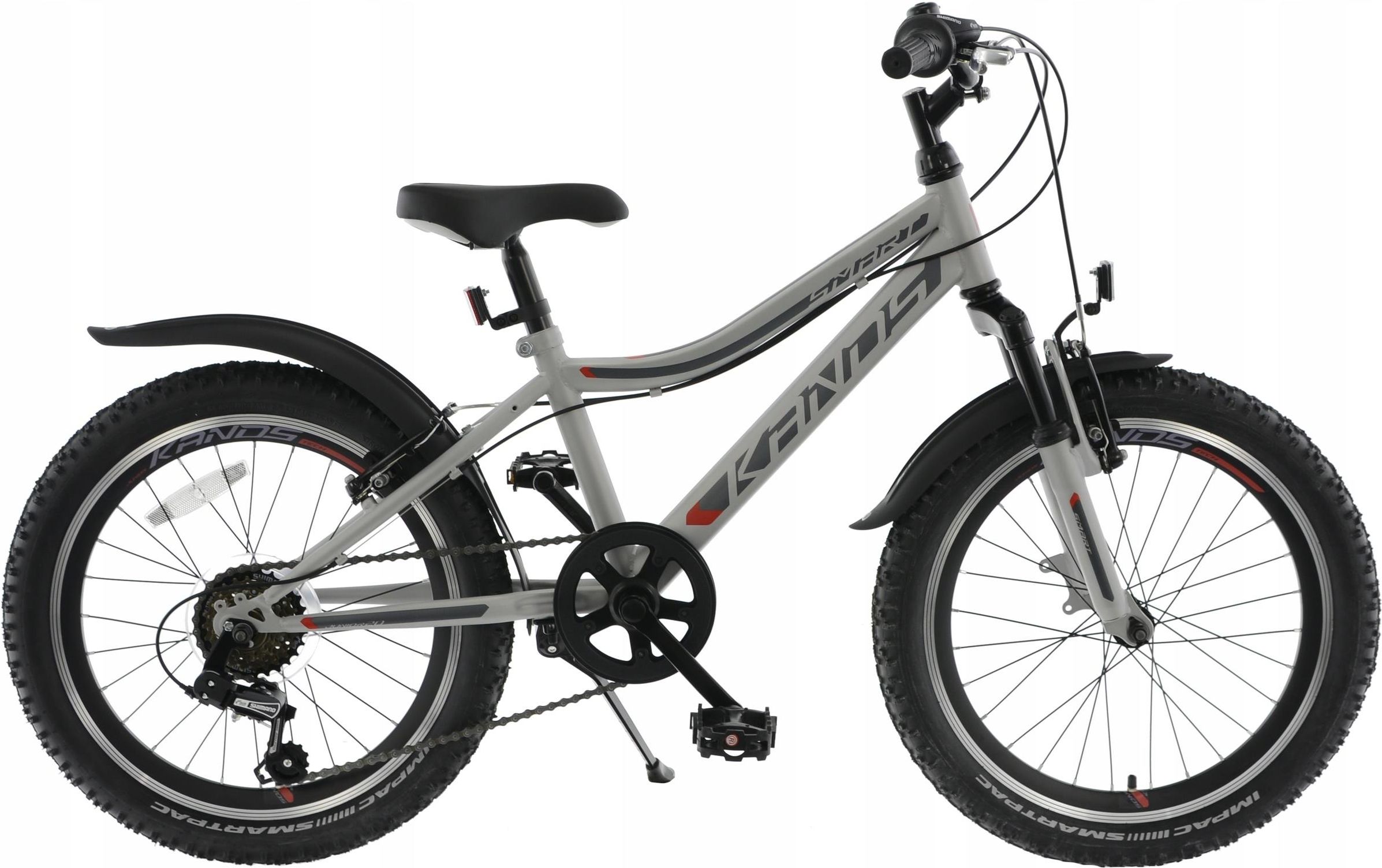 Kands Rower Dziecięcy 20 Smart Am Szaro Czerwo R23 Ceny i opinie