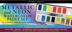 Zdjęcie Farby Akwarele Metallic&Neon 16 Kolorów Peter Pauper Press - Szczytno