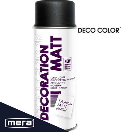 Deco Color Spray Decoration Mat Czarny Ral 9005 400ml 199 005