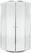 Zdjęcie Kerra Pixel 90x90x183 Chrom Biała PIXEL90WHSOLO - Biała Rawska