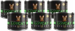 Lovcat Best Turkey & Duck Dla Kotów 6X200G