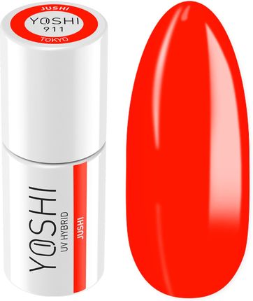 Yoshi Lakier Hybrydowy Uv Seria Tokyo 911 Jushi Neonowy Czerwony 6Ml