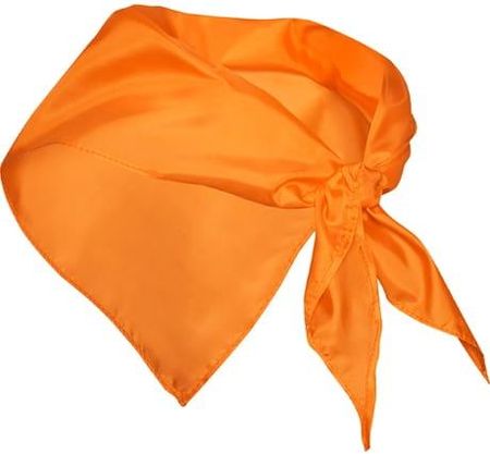 Apaszka chusta trójkątna pomarańczowa