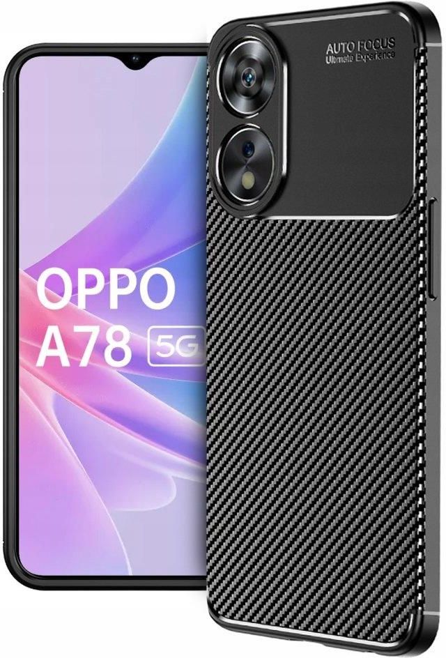 Xgsm Silikonowe Etui Do Oppo A78 5g Karbon Obudowa Etui Na Telefon Ceny I Opinie Ceneopl 4213