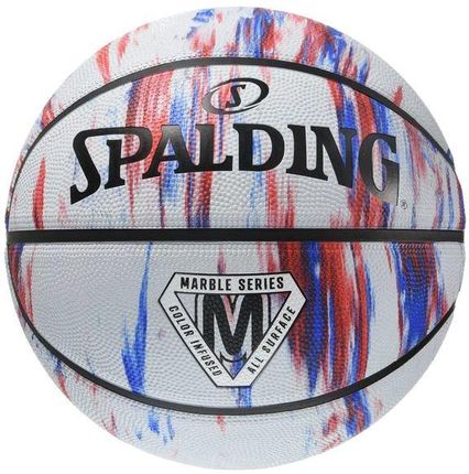 Piłka Do Koszykówki Spalding Marble White Basketball
