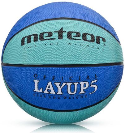 Piłka Do Koszykówki Meteor Layup Niebieska