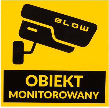 Blow 78-952 Naklejka Obiekt Monitorowany 100X100Mm