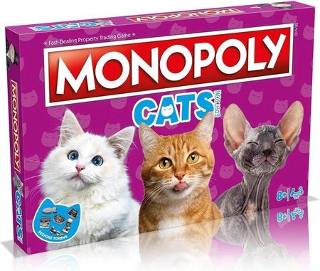 Winning Moves Monopoly Cats Edition (wersja angielska)