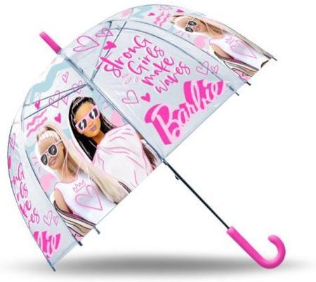 Kids Euroswan Parasolka przezroczysta automatyczna 48 cm Barbie BB00011 Kids