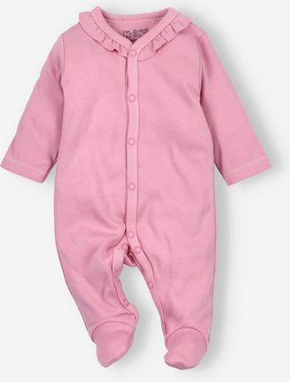 Pajac niemowlęcy z bawełny organicznej dla dziewczynki