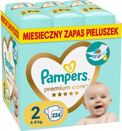 Pampers Pieluchy Premium Care 2 Mini, 224szt.