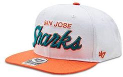 Czapka z daszkiem 47 Brand - NHL San Jose Sharks Script Side Two Tone &#039;47 CAPTAIN H-SSSTT22WBP-WH White