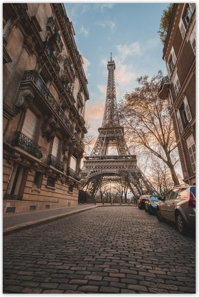 ZeSmakiem Tapeta Na Wymiar Wieża Eiffla Paryż Ulica