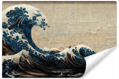 Muralo Fale Ocean Japoński Styl Woda 90x60