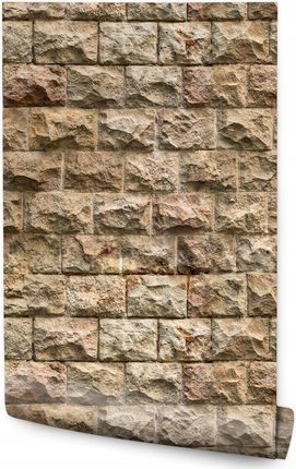 Muralo Na Ścianę Do Salonu Kamienny Mur Cegła 3D