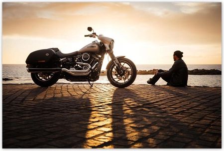 ZeSmakiem Tapeta Na Wymiar Harley Davidson Motocykl