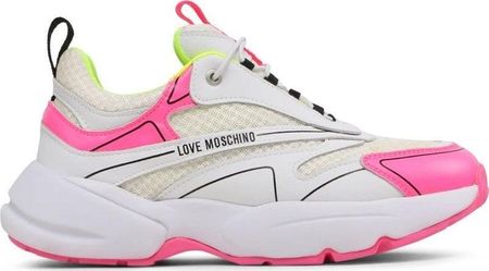 Love Moschino Sneakersy marki Love Moschino model JA15025G1GIQ5 kolor Biały. Obuwie Damskie. Sezon: Wiosna/Lato EU 38