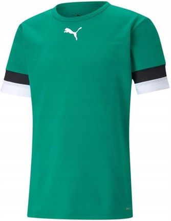 Koszulka męska Puma teamRISE Jersey zielona 704932 05 - zdjęcie 5