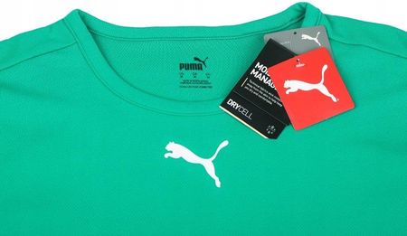 Koszulka męska Puma teamRISE Jersey zielona 704932 05 - zdjęcie 4