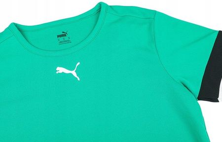Koszulka męska Puma teamRISE Jersey zielona 704932 05 - zdjęcie 2