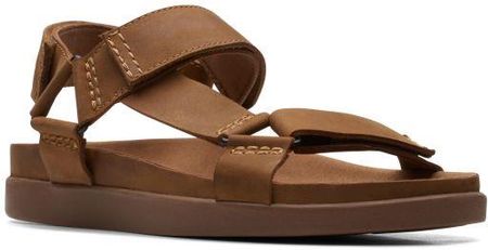 Sandały Clarks Sunder Range kolor tan leather 26171888