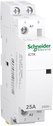 Schneider Stycznik Modułowy Acti9 Ictk50-25-20-230 25A 2Z 50Hz 230/240V Ac Bez Możliwości Rozbudowy O Styki Pomocnicze (A9C40225)