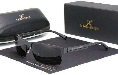 Okulary przeciwsłoczne Kingseven czarne