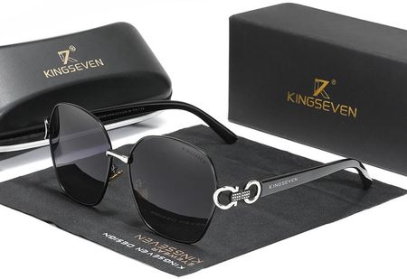 Okulary przeciwsłoczne Kingseven czarny / srebrny