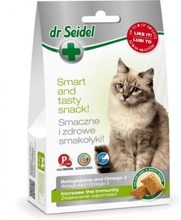 Medivet Dr Seidel Smakołyki Dr Seidla Dla Kotów Na Zwiększenie Odporności Z Beta Gluka 50g