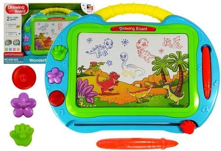 Leantoys Znikopis Turkusowy Ze Stempelkami