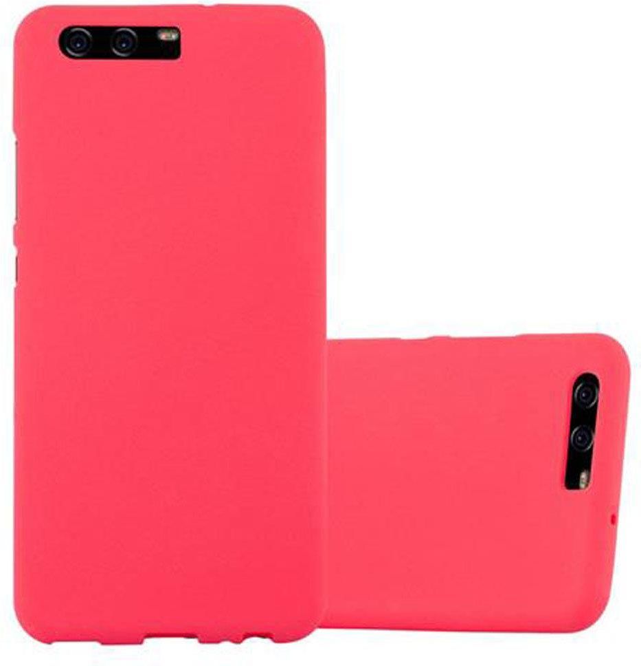 Cadorabo Etui Pokrowiec Do Huawei P Obudowa W Frost Czerwony Tpu