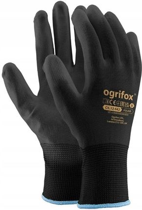 Ogrifox Rękawice Ox Poliur Czarne Roz. 8 M 1 Para
