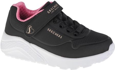 buty sneakers dla dziewczynki Skechers Uno Lite 310451L-BKRG