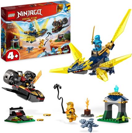 LEGO Ninjago 71798 Nya i Arin — bitwa na grzbiecie małego smoka