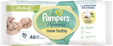 Pampers Wipes Harmonie New Baby 46Szt.