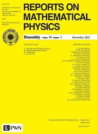 Reports on Mathematical Physics 90/3/2022 Polska