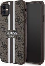 Guess Guhmn61P4Rpsw Iphone 11 / Xr Brązowy/Brown Hardcase 4G Printed Stripes Magsafe