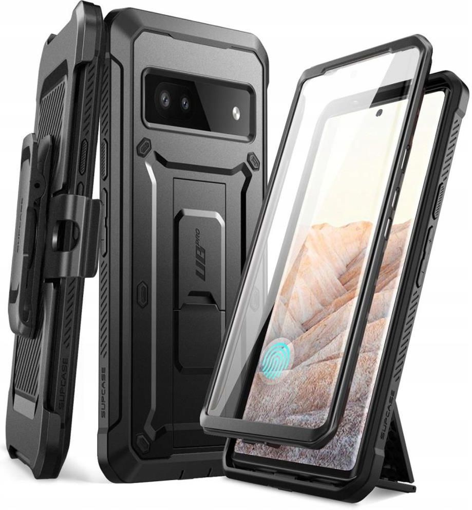 Custodia SUPCASE Per Google Pixel 9 Pro XL - Nera, Protezione Heavy Duty