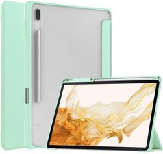 Bizon Etui Case Tab Clear Matt Do Samsung Galaxy Tab S8 Plus / S7 Plus, Miętowe