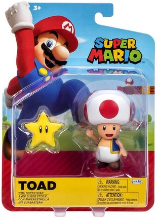 Jakks Pacific World of Nintendo Toad w/ Star