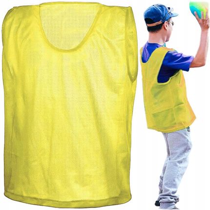 Koszulka Treningowa Znacznik Narzutka Żółta