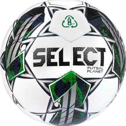 Piłka Nożna Hala Select Futsal Planet Fifa Basic Biało-Czarno-Szaro-Zielona 17646