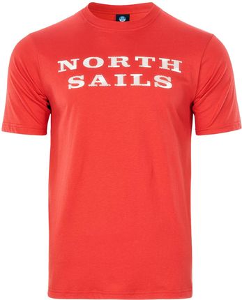 Męska Koszulka z krótkim rękawem North Sails SS T-Shirt With Graphic 692838-0230 – Czerwony