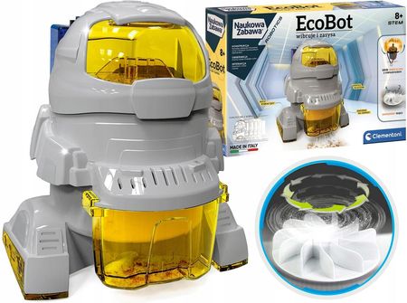 Clementoni Robot Ecobot Porusza Się Wibruje Zasysa