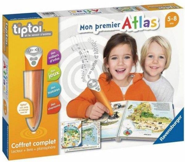 Libro Tiptoi Ravensburger 'Il Mio Grande Atlante' + Penna Create Con Registrazione – Per Bambini Dai 5 Anni - 3