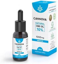 Zdjęcie CANNOVA Natural CBD Oil 10% Olej konopny Medium 10ml - Gołańcz