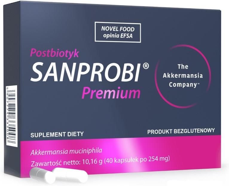 SANPROBI Premium The Akkermansia Company 40 kaps. - opinie, komentarze ...