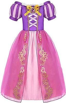 STRÓJ SUKIENKA ROSZPUNKA KSIĘŻNICZKA DISNEY 140